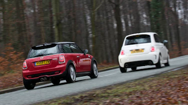 Mini Cooper S and Abarth 500