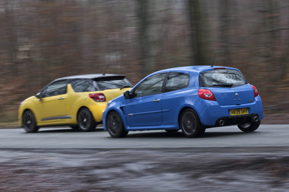 Citroen DS3 and Renaultsport Clio 200