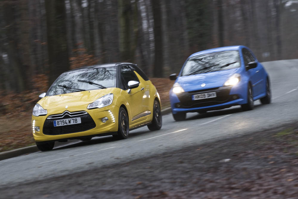 Citroen DS3 and Renaultsport Clio 200