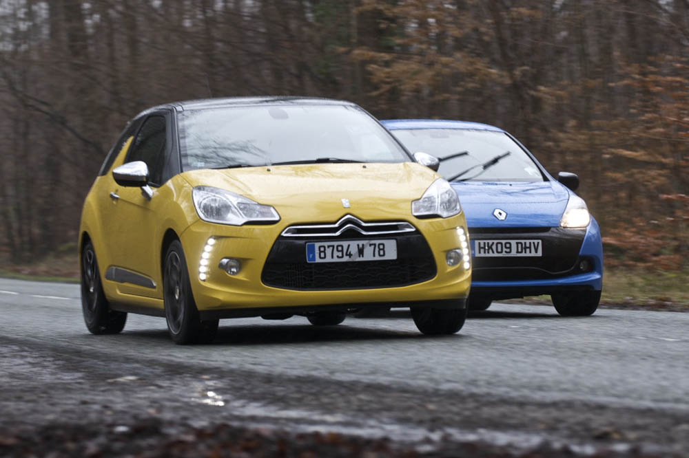 Citroen DS3 and Renaultsport Clio 200