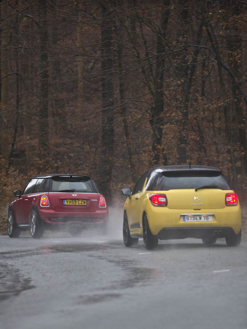 Citroen DS3 and Mini Cooper S