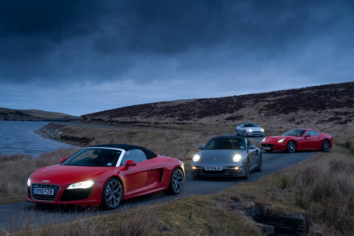 Audi R8 Spyder group test