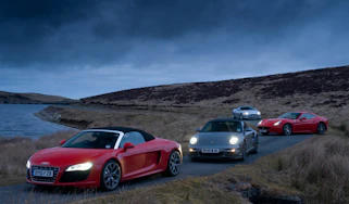 Audi R8 Spyder group test