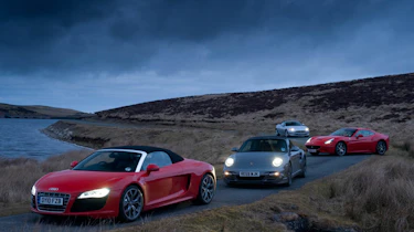 Audi R8 Spyder group test