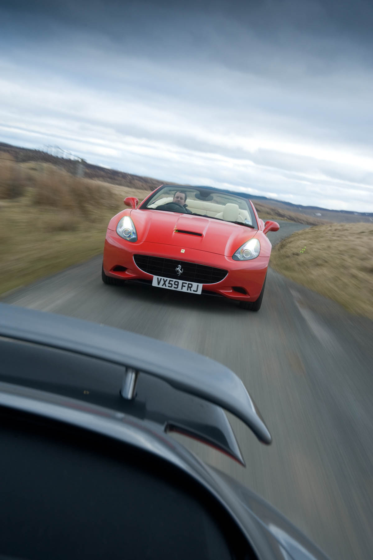 Porsche 911 Turbo and Ferrari California