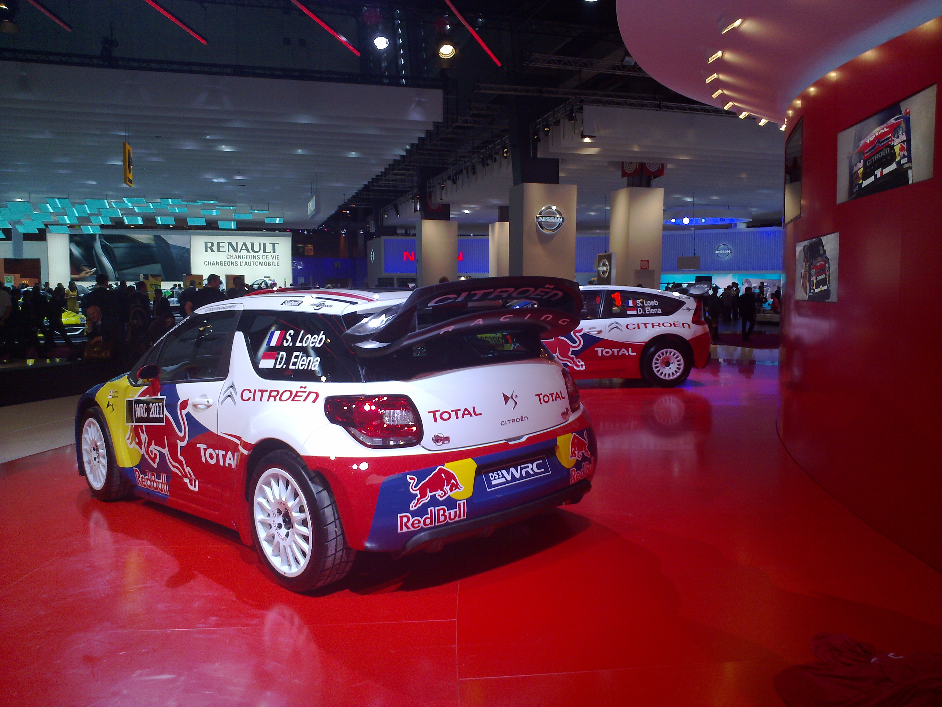 Citroen C4 and DS3 WRC cars