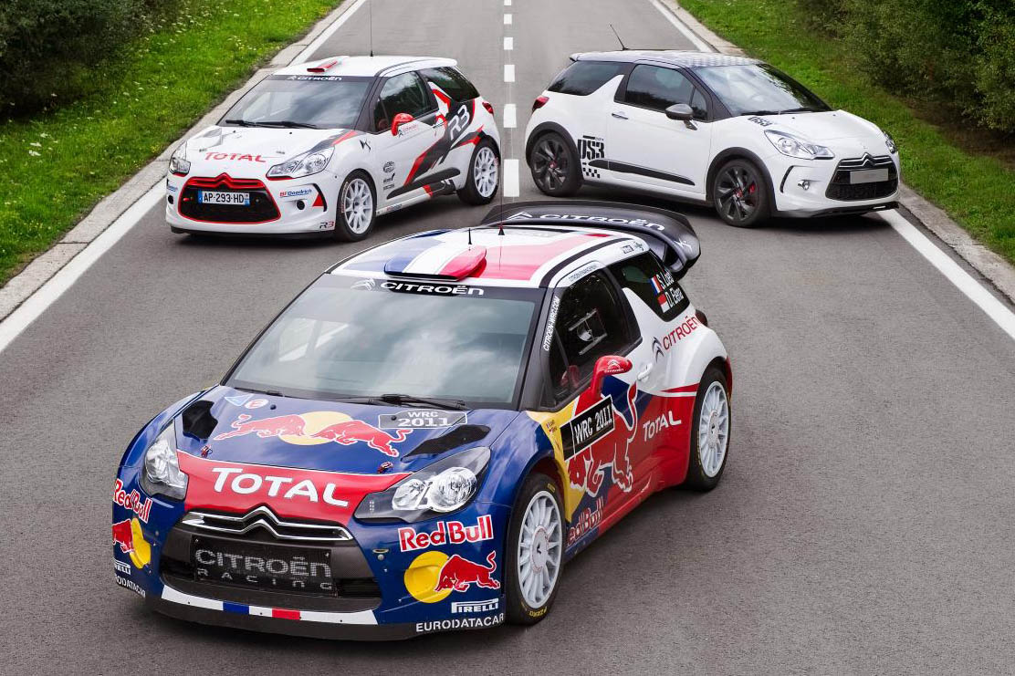 Citroen DS3 WRC racing car