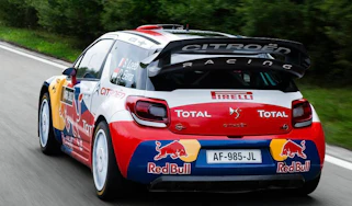 Citroen DS3 WRC racing car