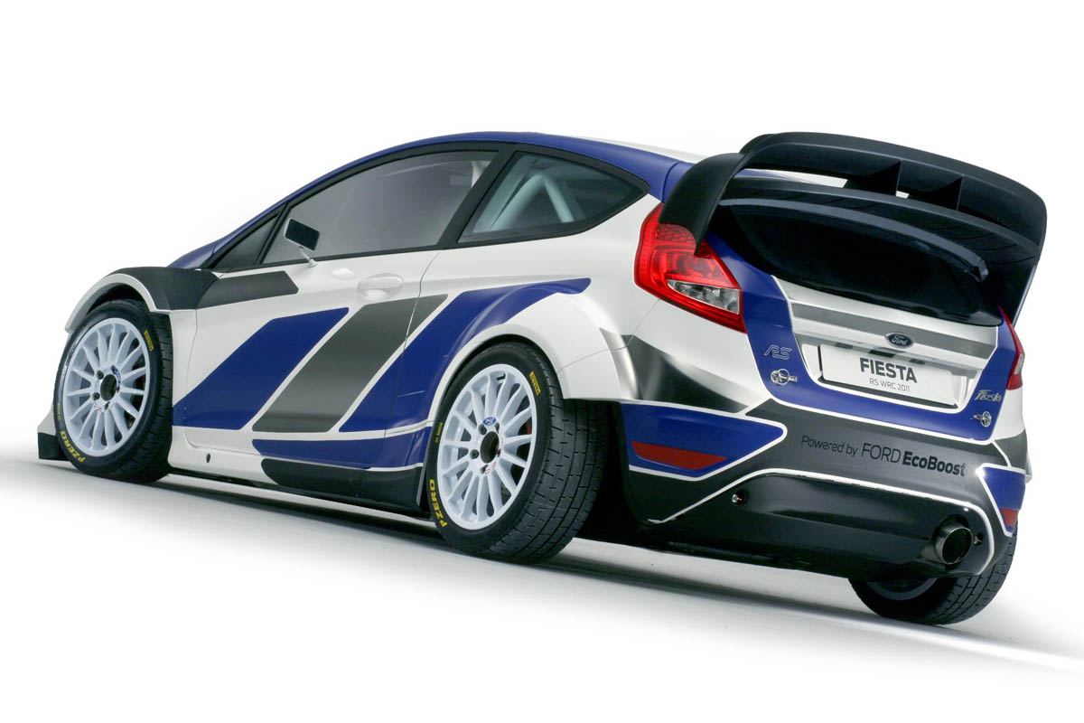 Ford Fiesta WRC rally car