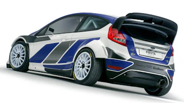 Ford Fiesta WRC rally car