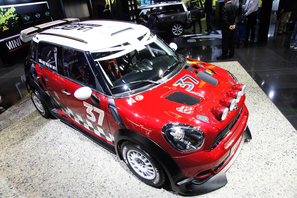 Mini Countryman WRC rally car