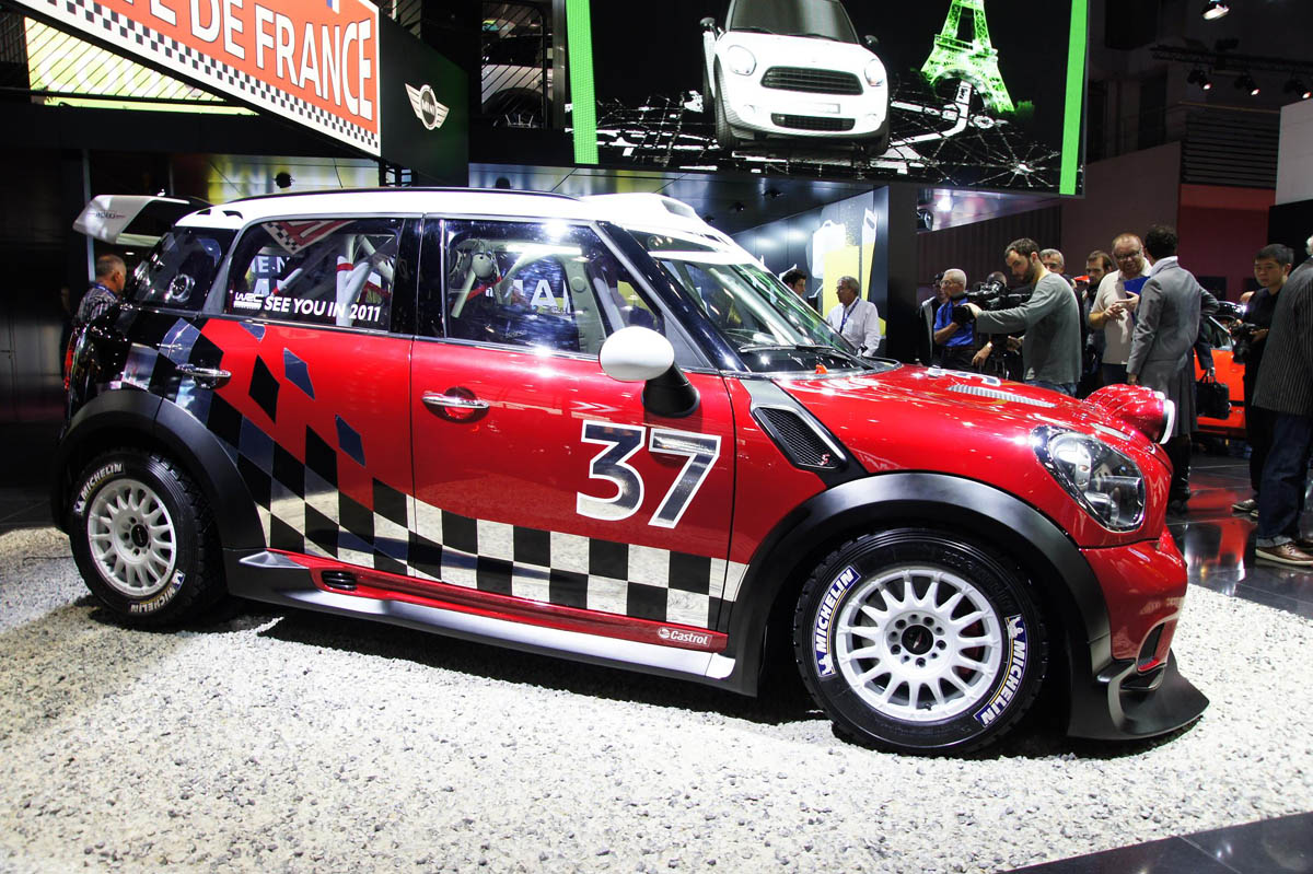 Mini Countryman WRC rally car