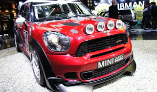 Mini Countryman WRC rally car