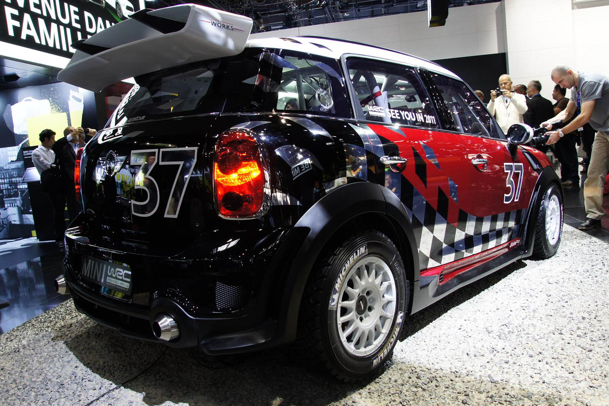 Mini Countryman WRC rally car
