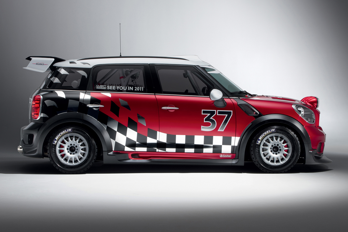 Mini Countryman WRC rally car
