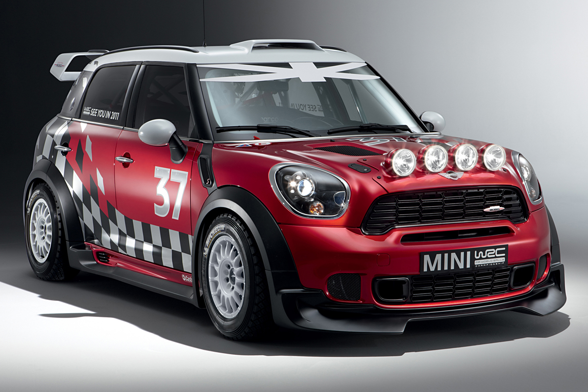 Mini Countryman WRC rally car