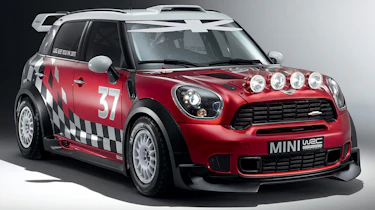 Mini Countryman WRC rally car