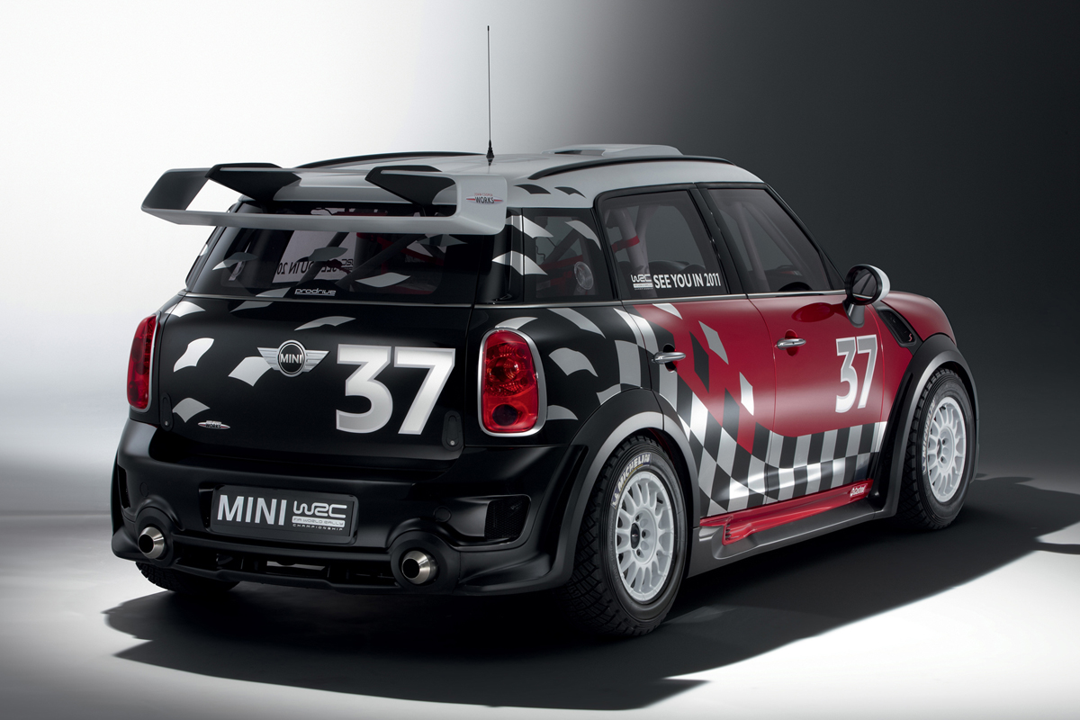 Mini Countryman WRC rally car