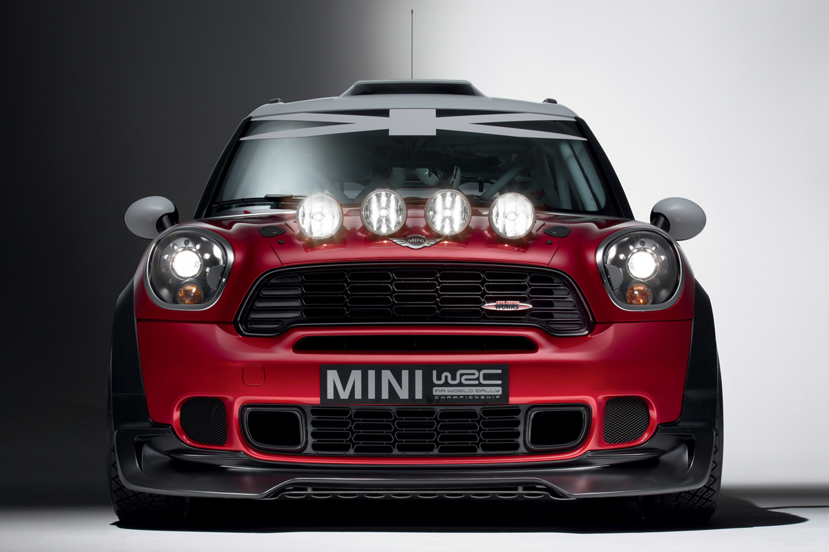 Mini Countryman WRC rally car