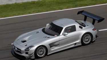 Mercedes-Benz SLS AMG GT3 racing car track video