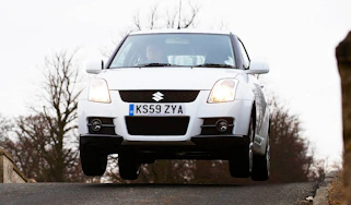 Suzuki Swift Sport jumping shot