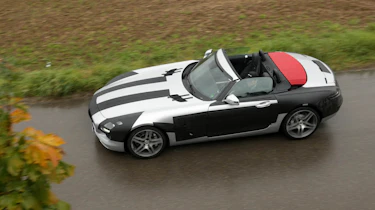 Mercedes SLS roadster spy pics
