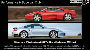Ferrari F355 GTB and Porsche 911 Turbo