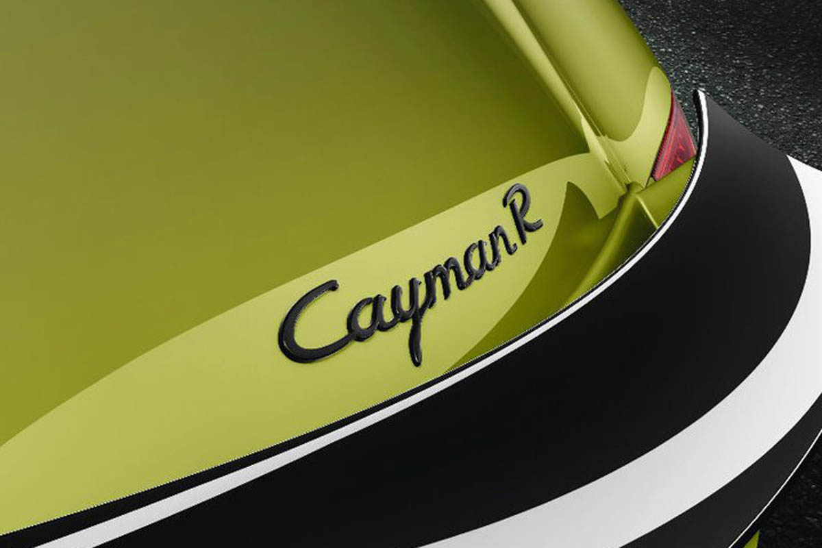 Porsche Cayman R coupe