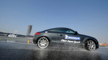 Audi TT on track