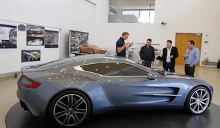 Aston's One-77 handover centre