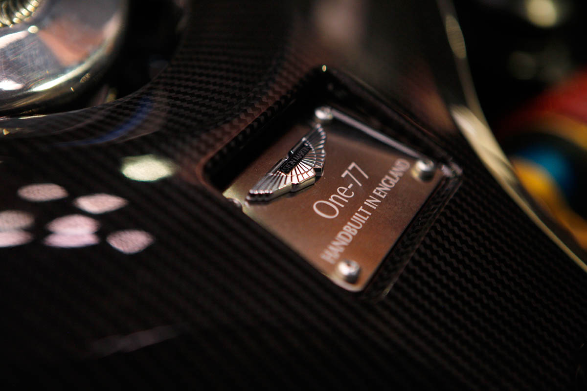 Aston's One-77 handover centre