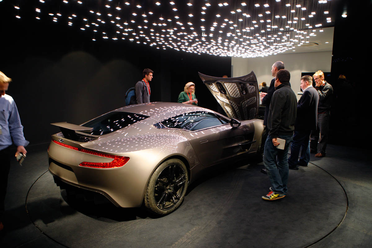Aston's One-77 handover centre