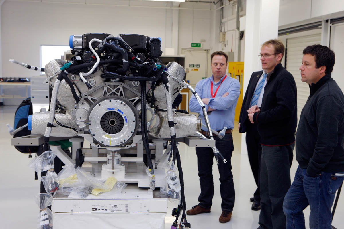 Aston's One-77 tech centre