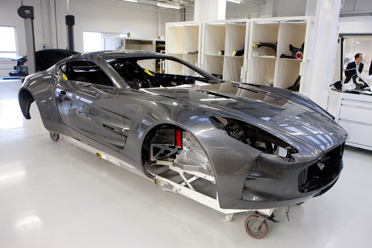 Aston's One-77 tech centre
