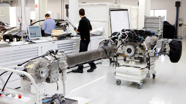 Aston's One-77 tech centre