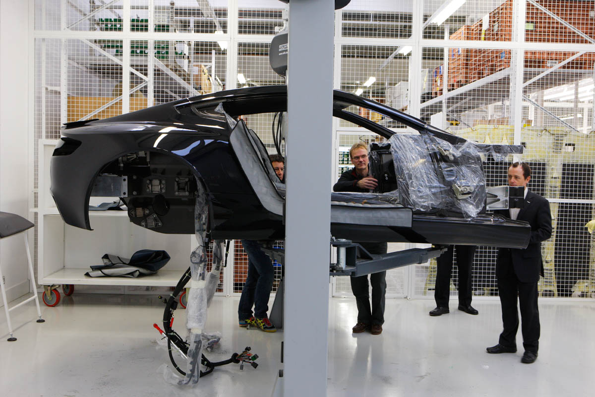 Aston's One-77 tech centre