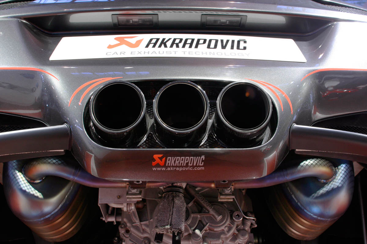 Akrapovic exhaust for Ferrari 458