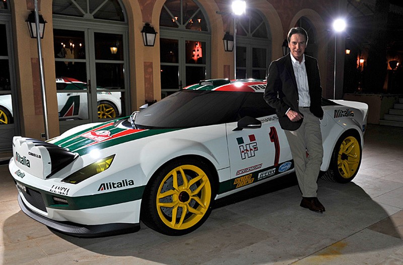 New Lancia Stratos in Alitalia rally delivery