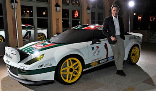 New Lancia Stratos in Alitalia rally delivery