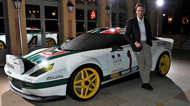 New Lancia Stratos in Alitalia rally delivery