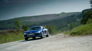 Mercedes SLS AMG v Ferrari 599, Porsche 911, Aston Martin, Audi R8 and Bristol Fighter