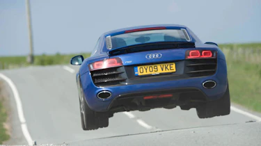 Mercedes SLS AMG v Ferrari 599, Porsche 911, Aston Martin, Audi R8 and Bristol Fighter