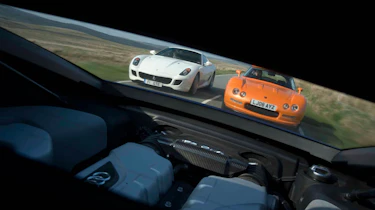 Mercedes SLS AMG v Ferrari 599, Porsche 911, Aston Martin, Audi R8 and Bristol Fighter