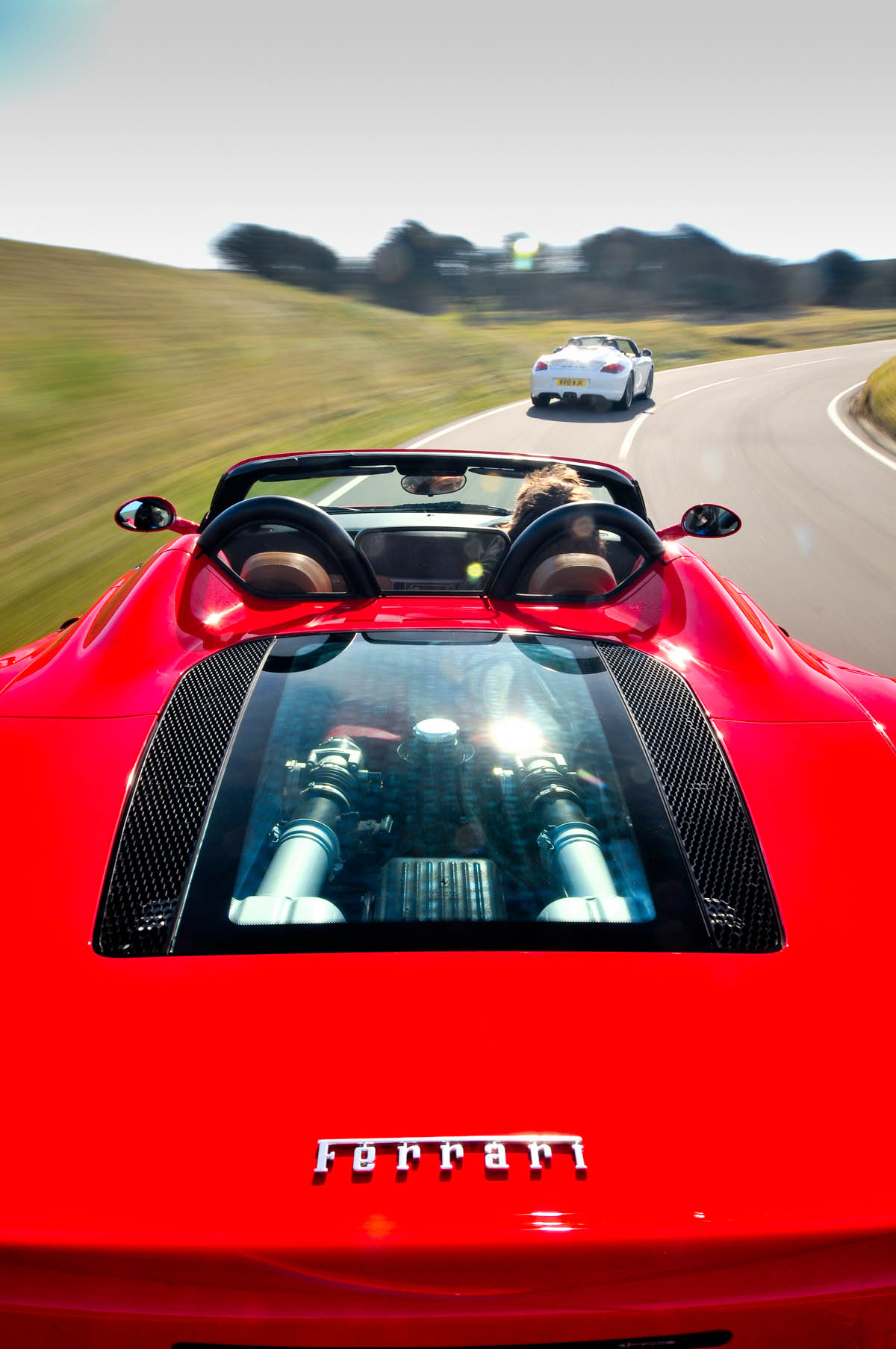 Porsche Boxter Spyder v Ferrari 360 Spider