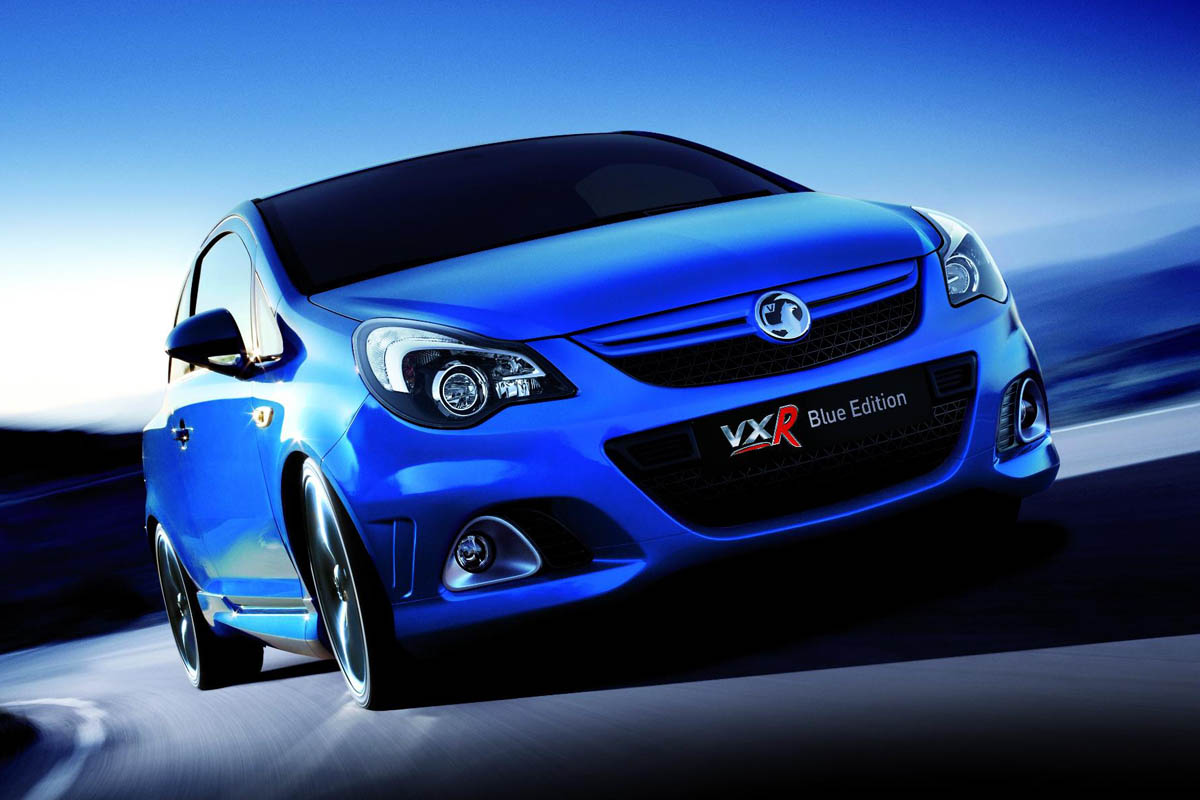 New Vauxhall Corsa VXR Blue Edition
