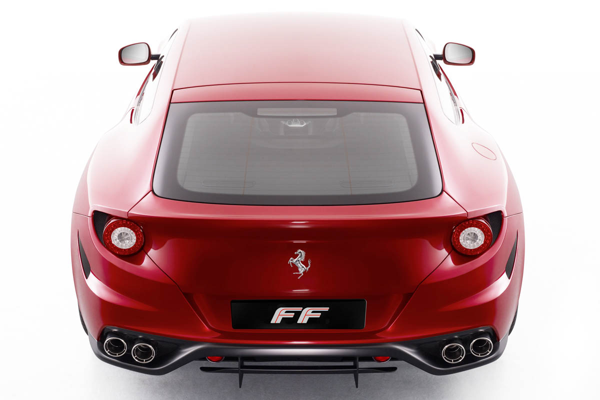 Four-wheel-drive Ferrari FF supercar