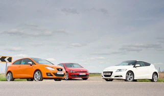 Honda CR-Z v Seat Ibiza FR TDI v Volkswagen Scirocco 1.4 TSI 160