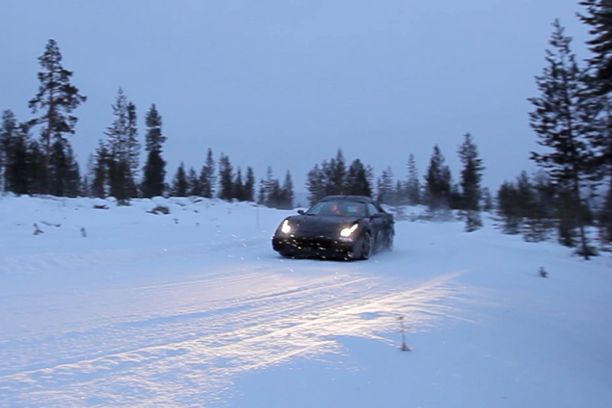 Four-wheel-drive Ferrari FF supercar