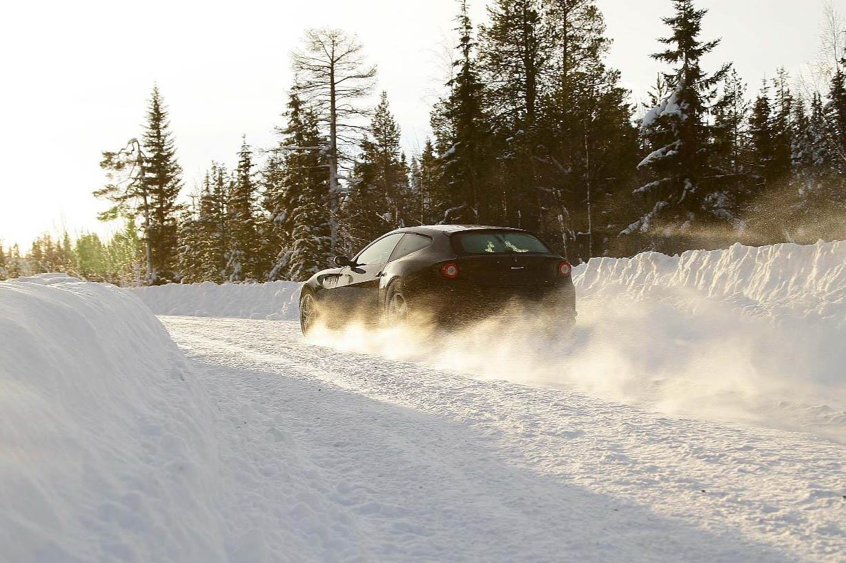 Four-wheel-drive Ferrari FF supercar
