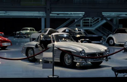 Mercedes-Benz SLS roadster and C-Class coupe